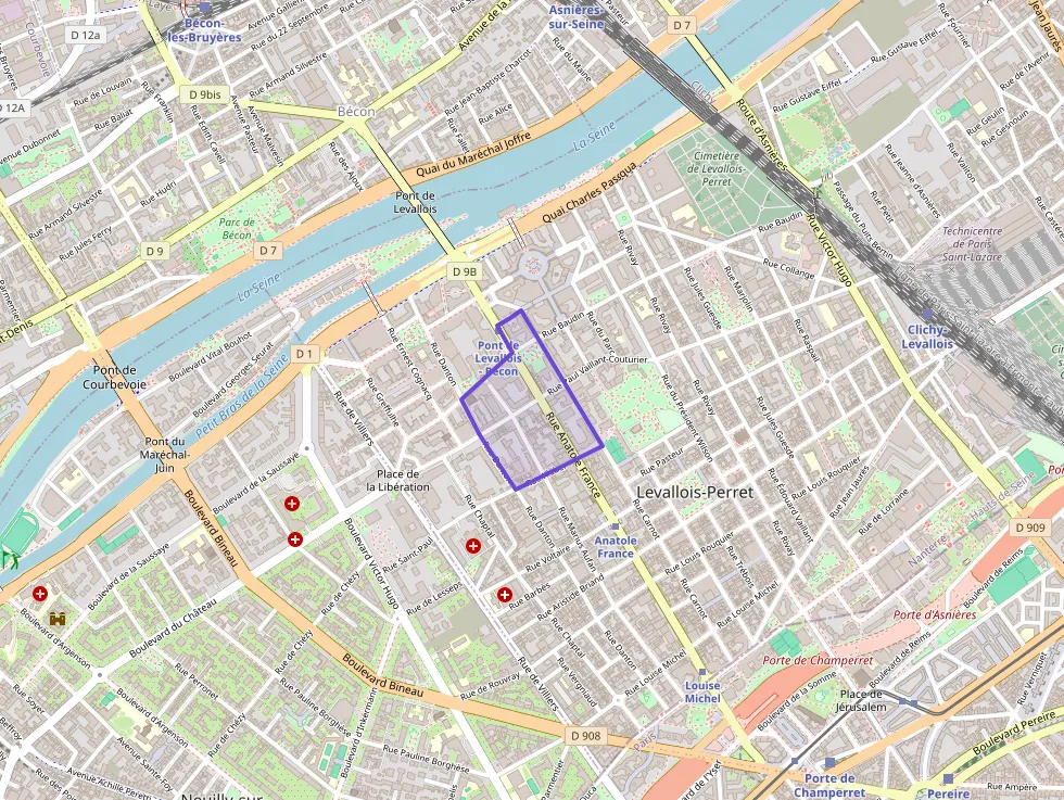 Appartement 64 m² trois pièces à vendre à Levallois-Perret