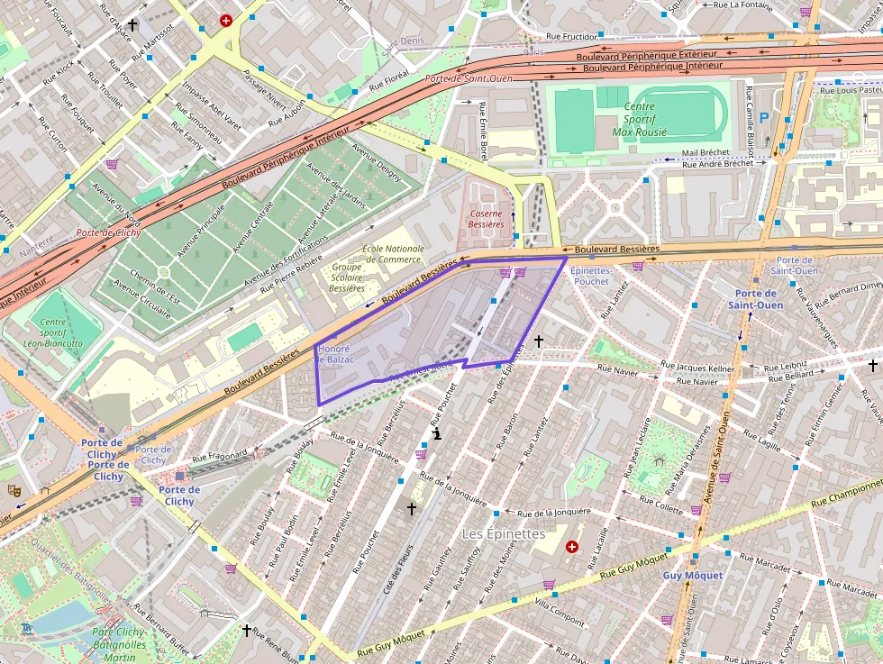 Appartement 68 m² quatre pièces à vendre à Paris 17e Arrondissement