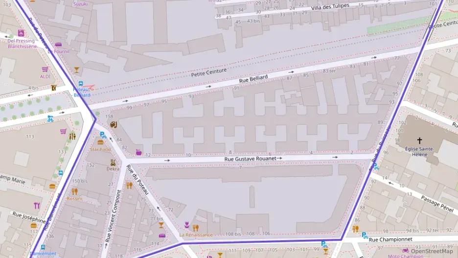 Appartement 46 m² deux pieces à vendre à Paris 18e Arrondissement