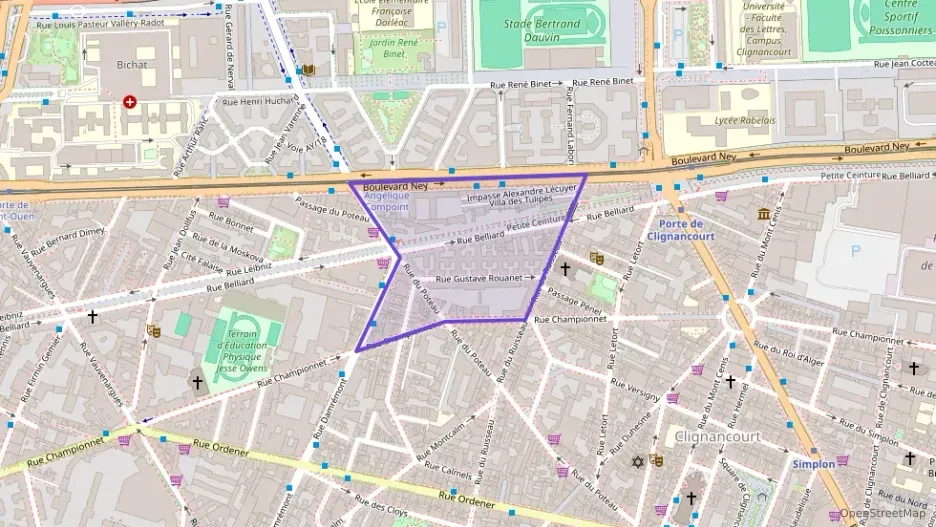 Appartement 42 m² deux pieces à vendre à Paris 18e Arrondissement