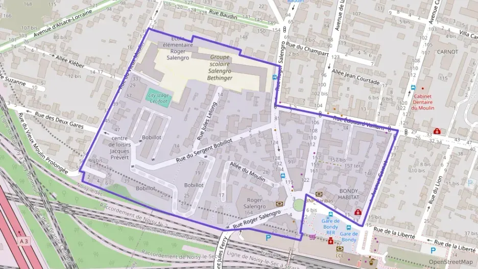 Appartement 34 m² deux pieces à vendre à Bondy Appartement 34 m² deux pieces à vendre à Bondy