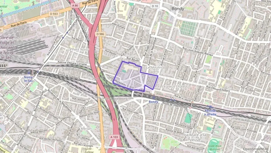 Appartement 34 m² deux pieces à vendre à Bondy Appartement 34 m² deux pieces à vendre à Bondy