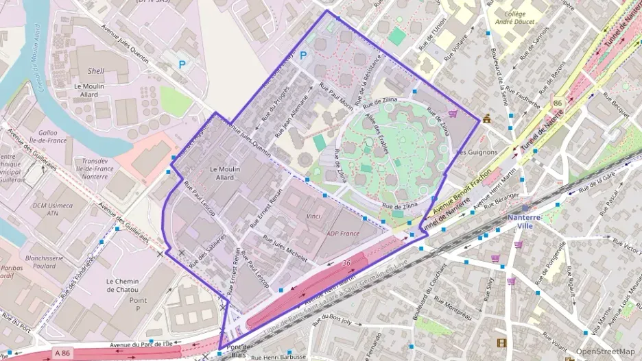 Appartement 56 m² deux pieces à vendre à Nanterre
