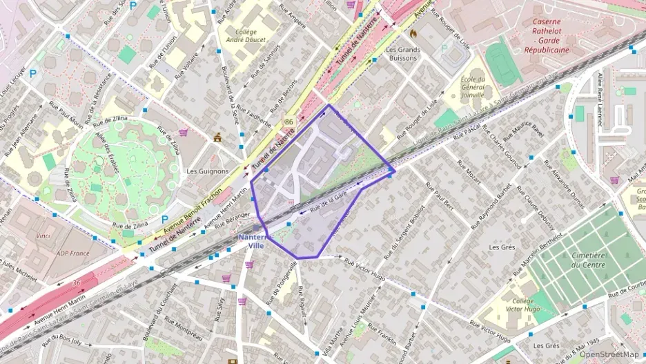 Appartement 58 m² trois pièces à vendre à Nanterre