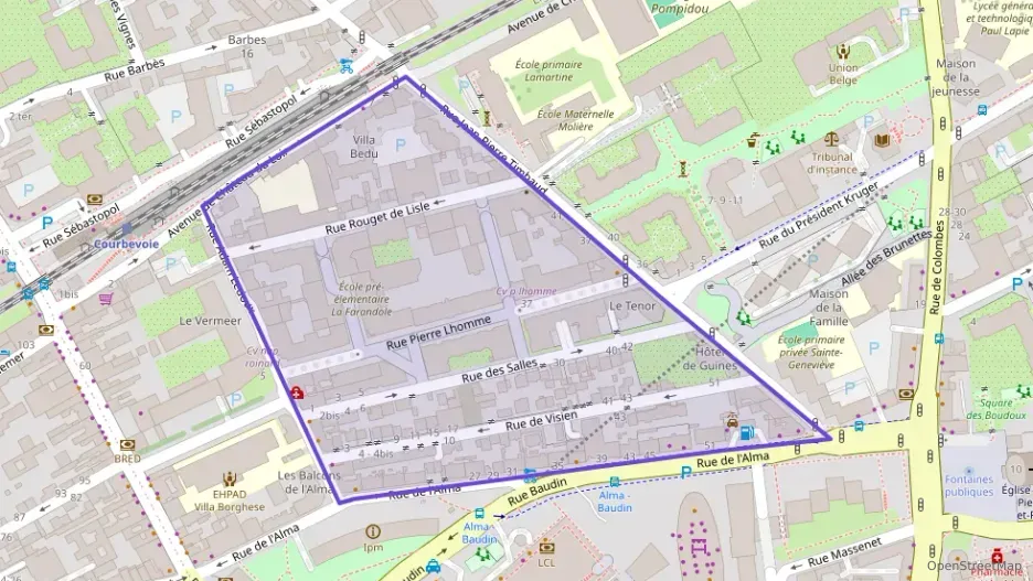 Appartement 36 m² deux pieces à vendre à Courbevoie