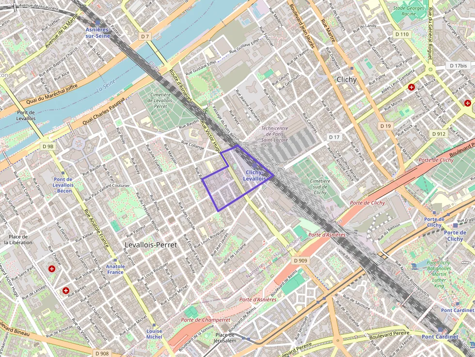 Appartement 78 m² quatre pièces à vendre à Levallois-Perret