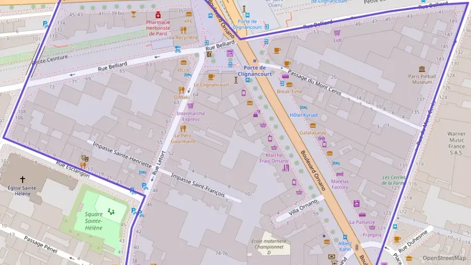 Appartement 26 m² une piece à vendre à Paris 18e Arrondissement