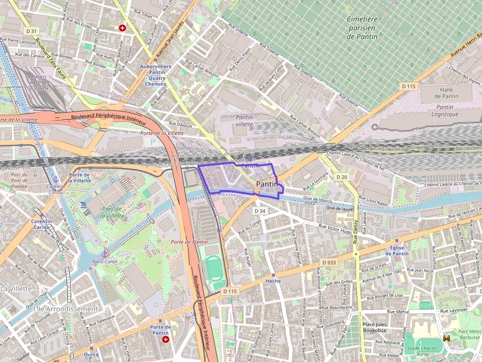 Appartement 64 m² trois pièces à vendre à Pantin