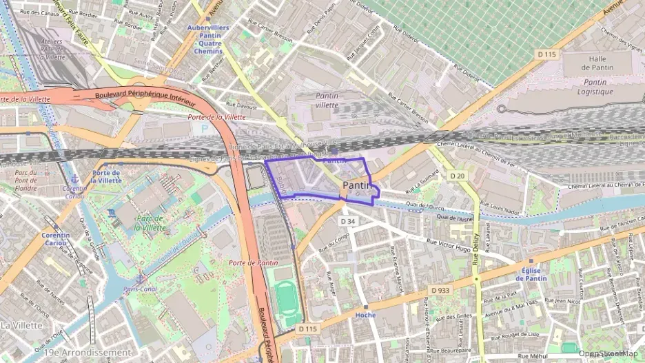 Appartement 64 m² trois pièces à vendre à Pantin