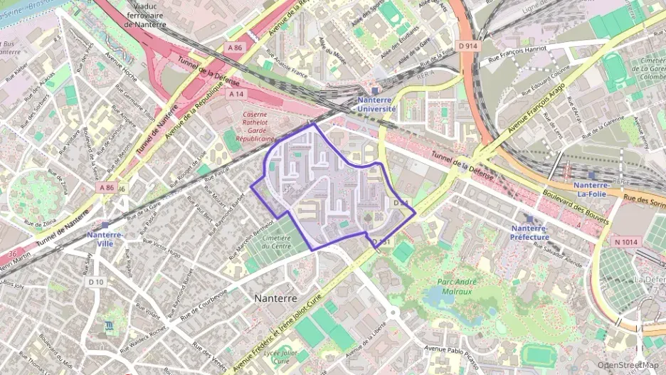 Appartement 48 m² deux pieces à vendre à Nanterre