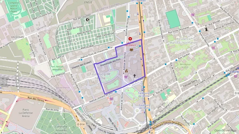 Appartement 48 m² deux pieces à vendre à Courbevoie
