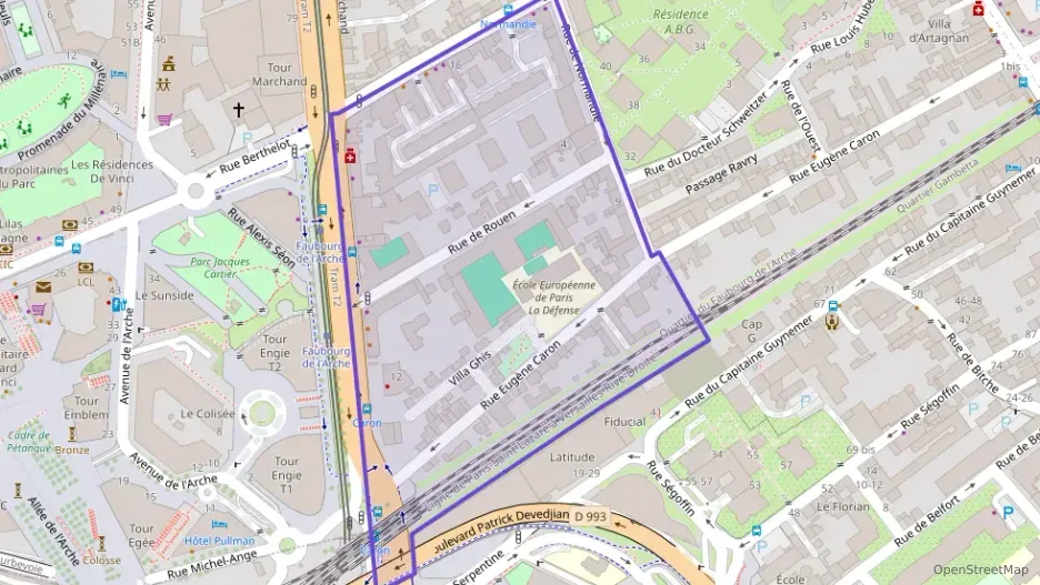 Appartement 40 m² deux pieces à vendre à Courbevoie