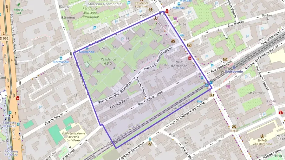 Appartement 38 m² deux pieces à vendre à Courbevoie