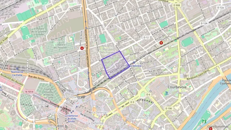 Appartement 38 m² deux pieces à vendre à Courbevoie