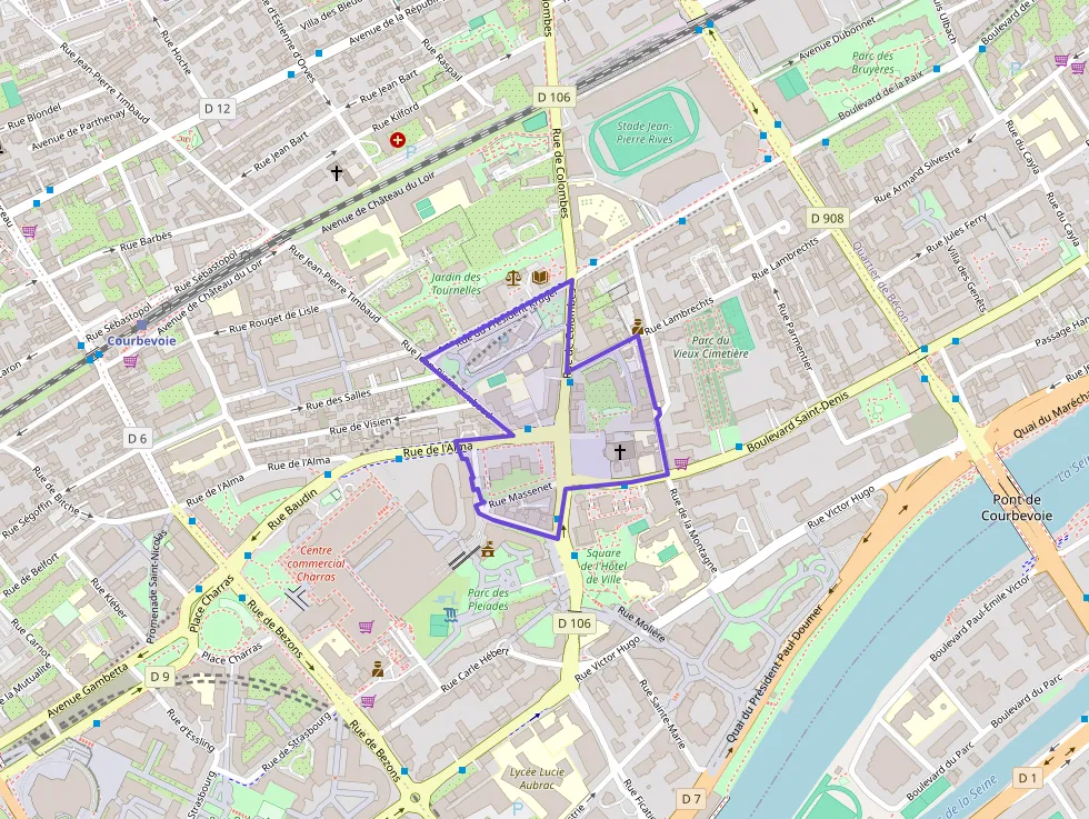 Appartement 85 m² trois pièces à vendre à Courbevoie