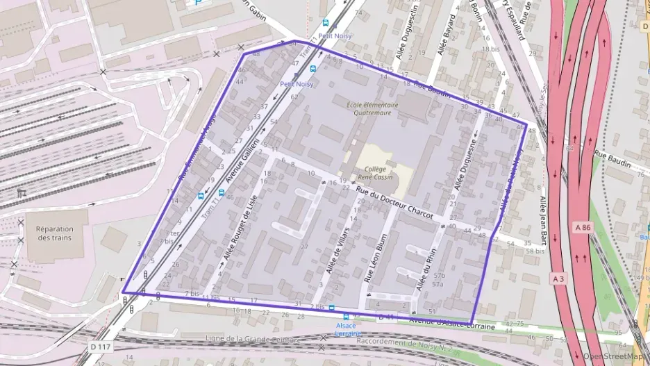 Appartement 56 m² trois pièces à vendre à Noisy-le-Sec