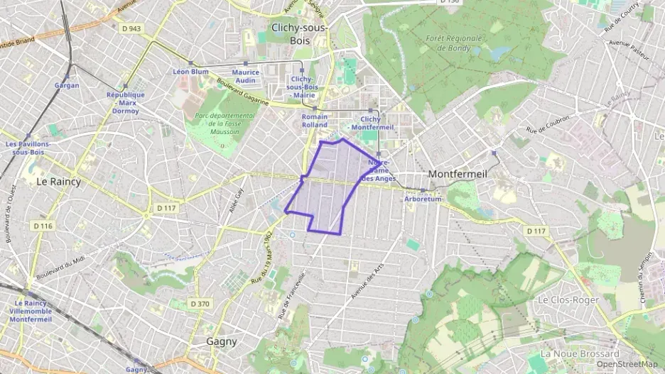 Appartement 43 m² deux pieces à vendre à Montfermeil