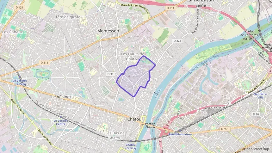 Appartement 60 m² trois pièces à vendre à Chatou
