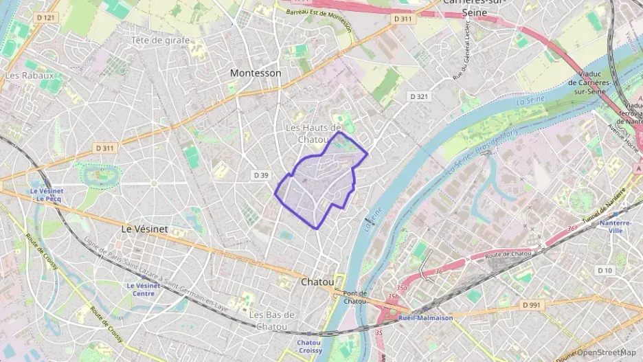 Appartement 57 m² trois pièces à vendre à Chatou Appartement 57 m² trois pièces à vendre à Chatou