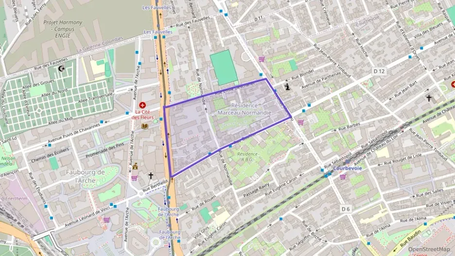 Appartement 95 m² trois pièces à vendre à Courbevoie