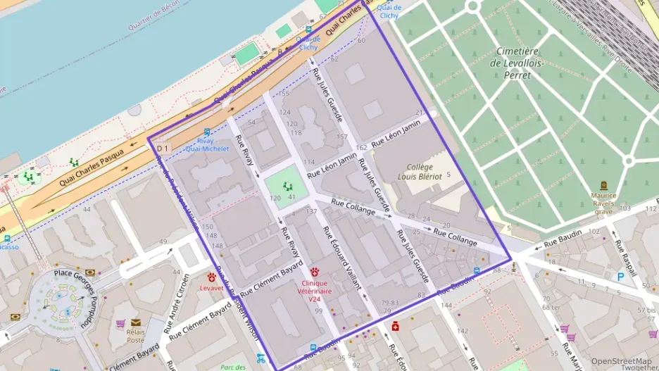 Appartement 34 m² deux pieces à vendre à Levallois-Perret