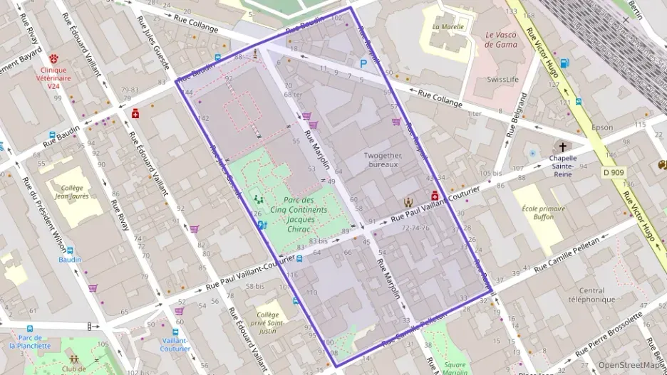 Appartement 87 m² quatre pièces à vendre à Levallois-Perret
