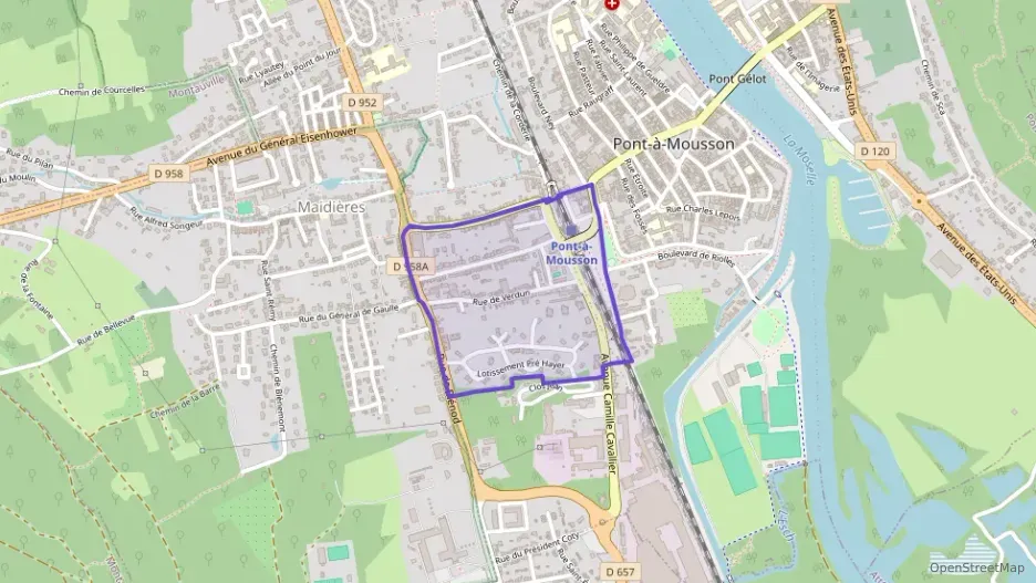 Appartement 107 m² quatre pièces à vendre à Pont-à-Mousson