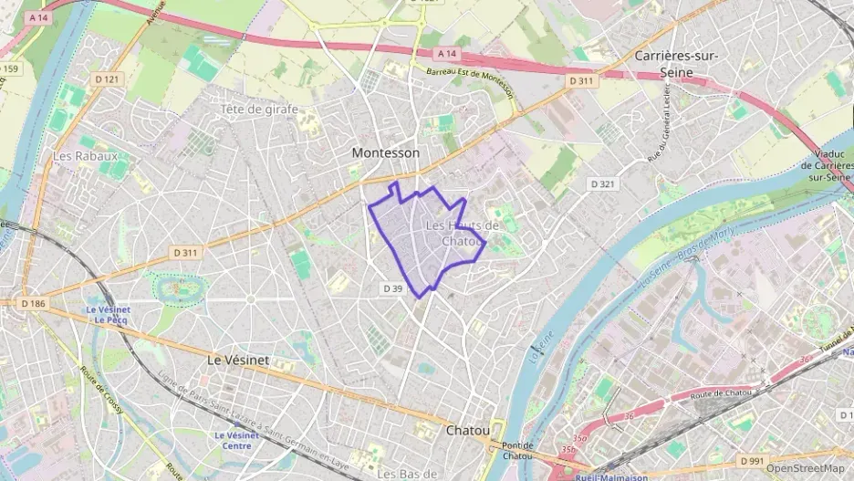 Appartement 49 m² trois pièces à vendre à Chatou Appartement 49 m² trois pièces à vendre à Chatou
