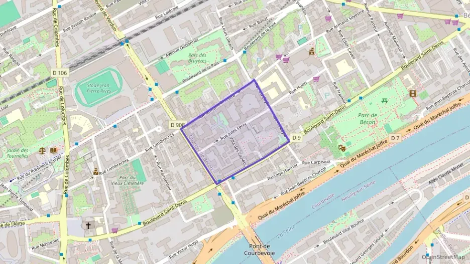 Appartement 45 m² deux pieces à vendre à Courbevoie