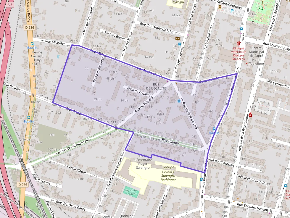 Appartement 40 m² deux pieces à vendre à Bondy