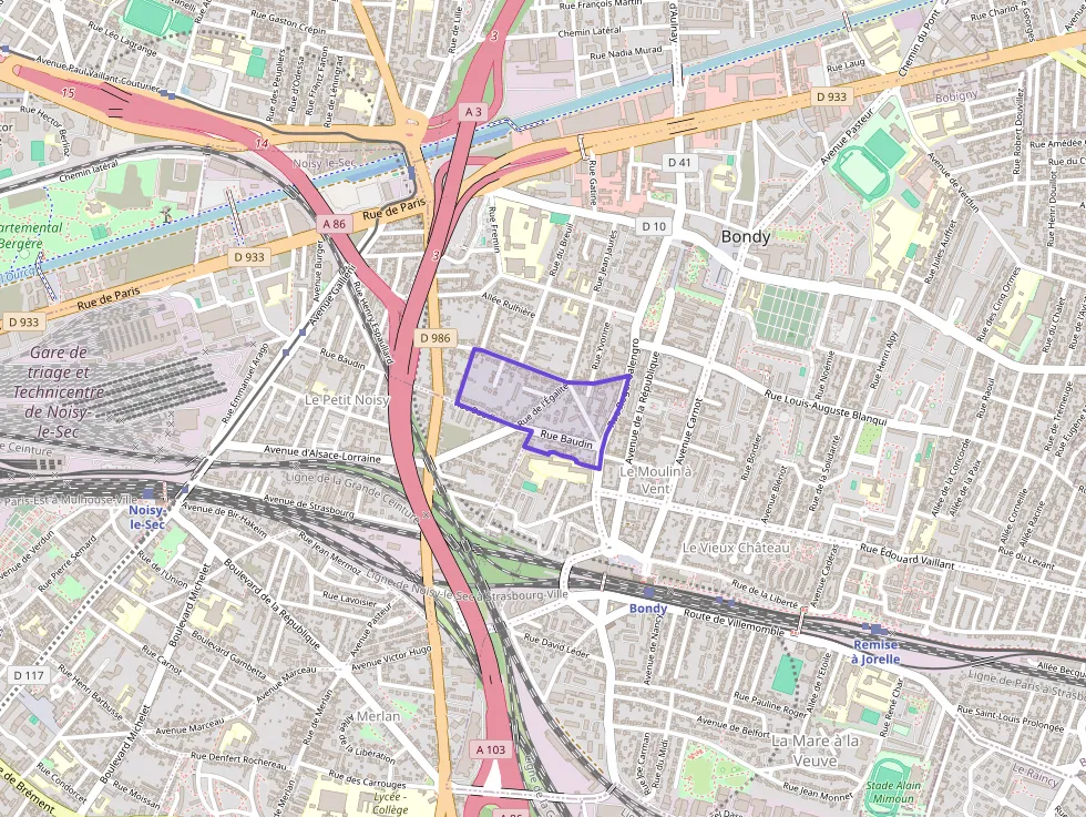 Appartement 40 m² deux pieces à vendre à Bondy