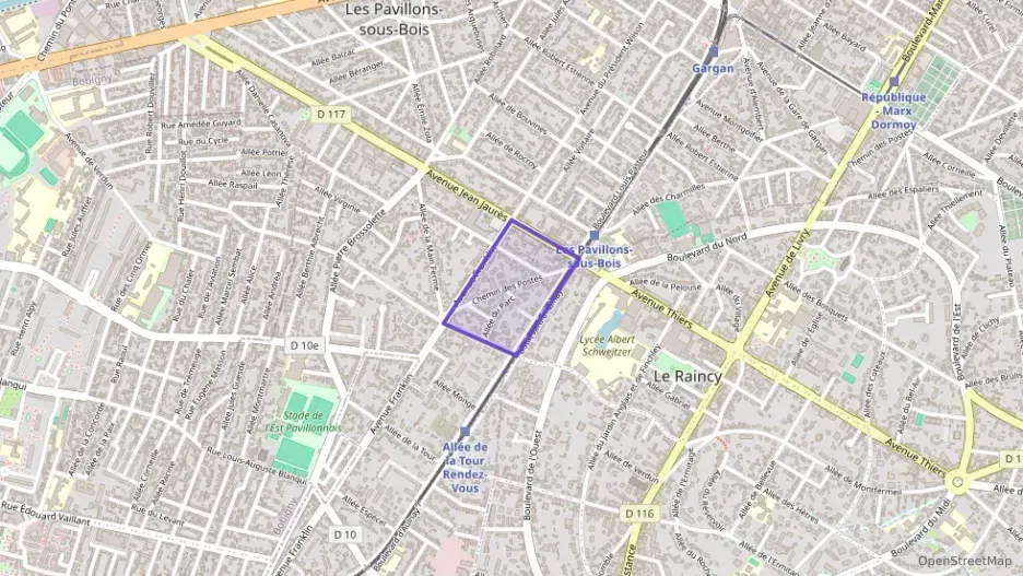 Appartement 45 m² deux pieces à vendre à Les Pavillons-sous-Bois