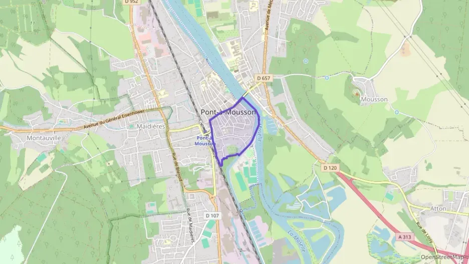 Appartement 70 m² quatre pièces à vendre à Pont-à-Mousson Appartement 70 m² quatre pièces à vendre à Pont-à-Mousson