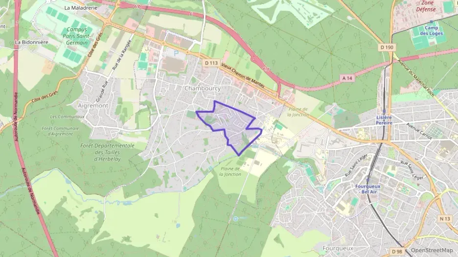 Appartement 85 m² trois pièces à vendre à Chambourcy