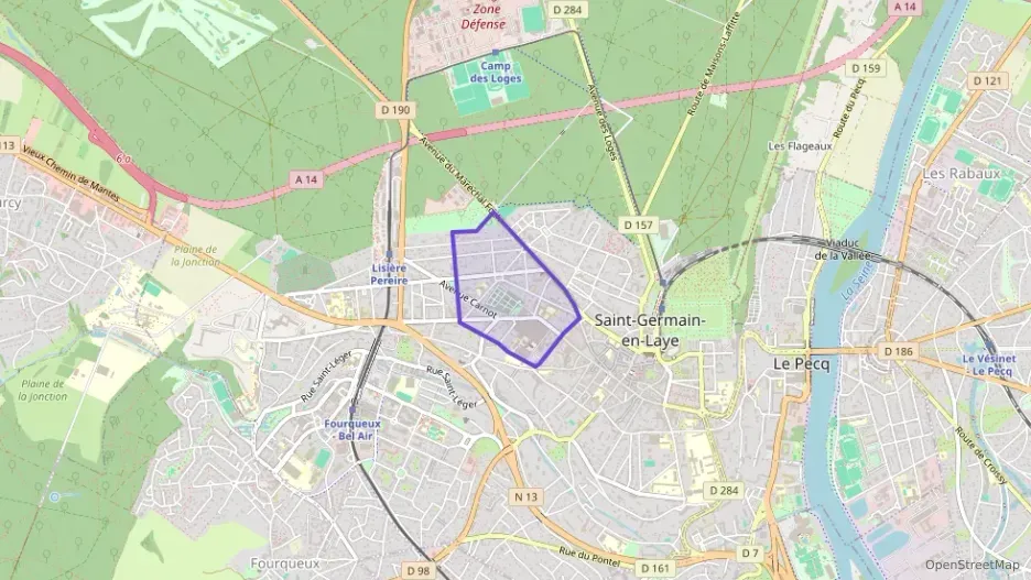 Appartement 63 m² trois pièces à vendre à Saint-Germain-en-Laye