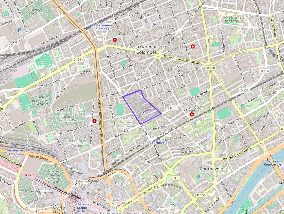 Appartement 48 m² trois pièces à vendre à Courbevoie