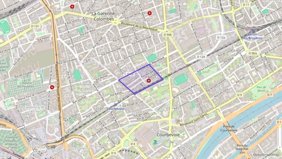 Appartement 49 m² trois pièces à vendre à Courbevoie