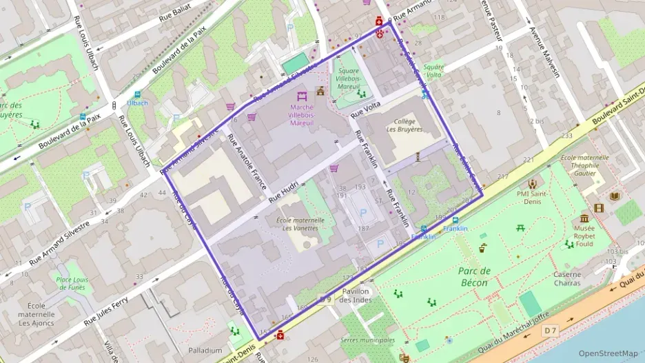 Appartement 50 m² deux pieces à vendre à Courbevoie