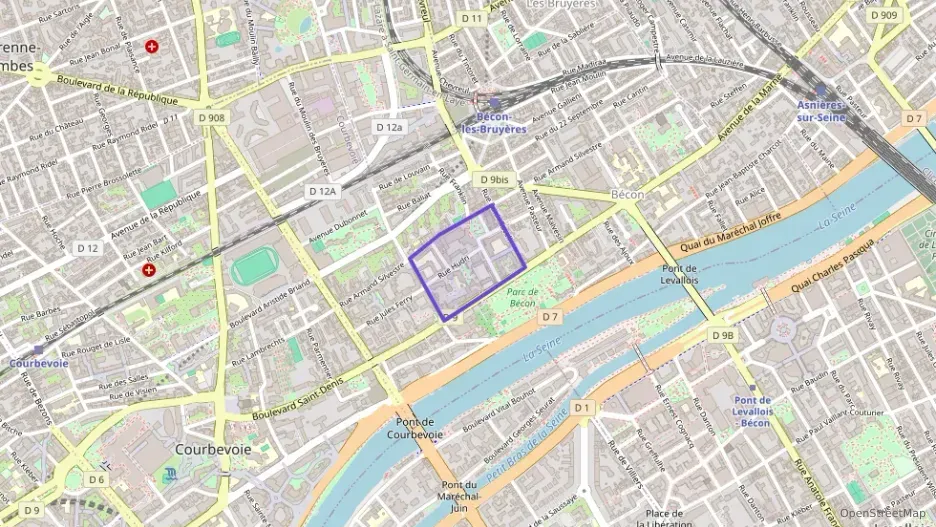 Appartement 48 m² deux pieces à vendre à Courbevoie