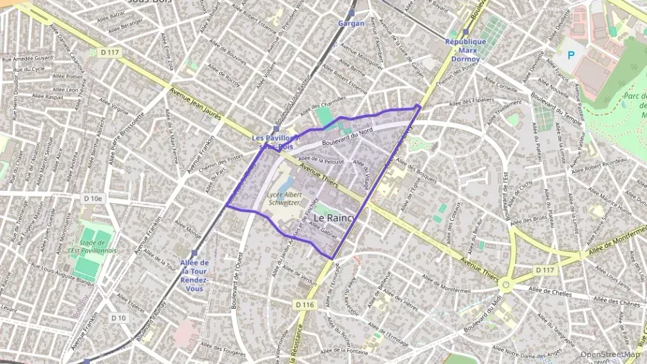 Appartement 54 m² trois pièces à vendre à Le Raincy Appartement 54 m² trois pièces à vendre à Le Raincy