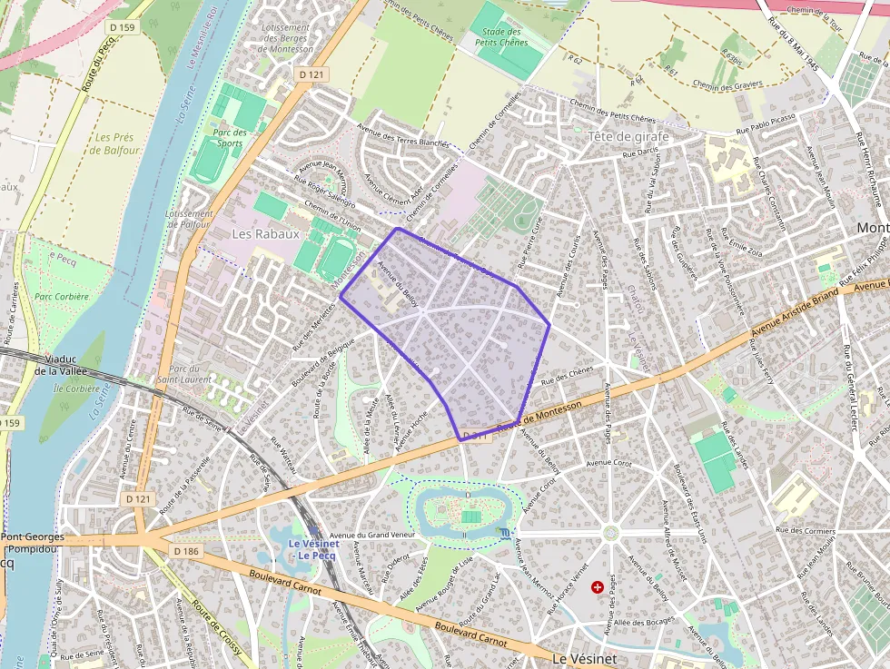 Appartement 72 m² trois pièces à vendre à Le Vésinet