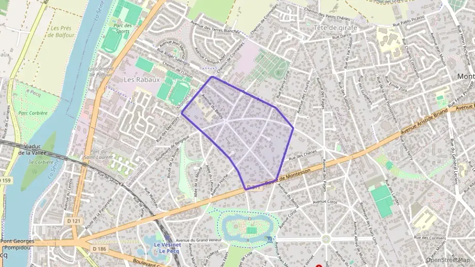 Appartement 72 m² trois pièces à vendre à Le Vésinet