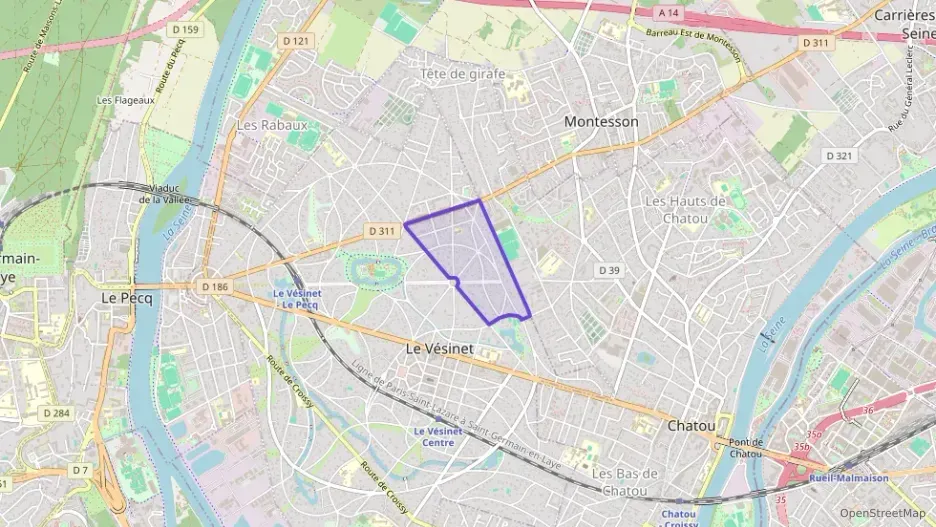 Appartement 57 m² trois pièces à vendre à Le Vésinet Appartement 57 m² trois pièces à vendre à Le Vésinet