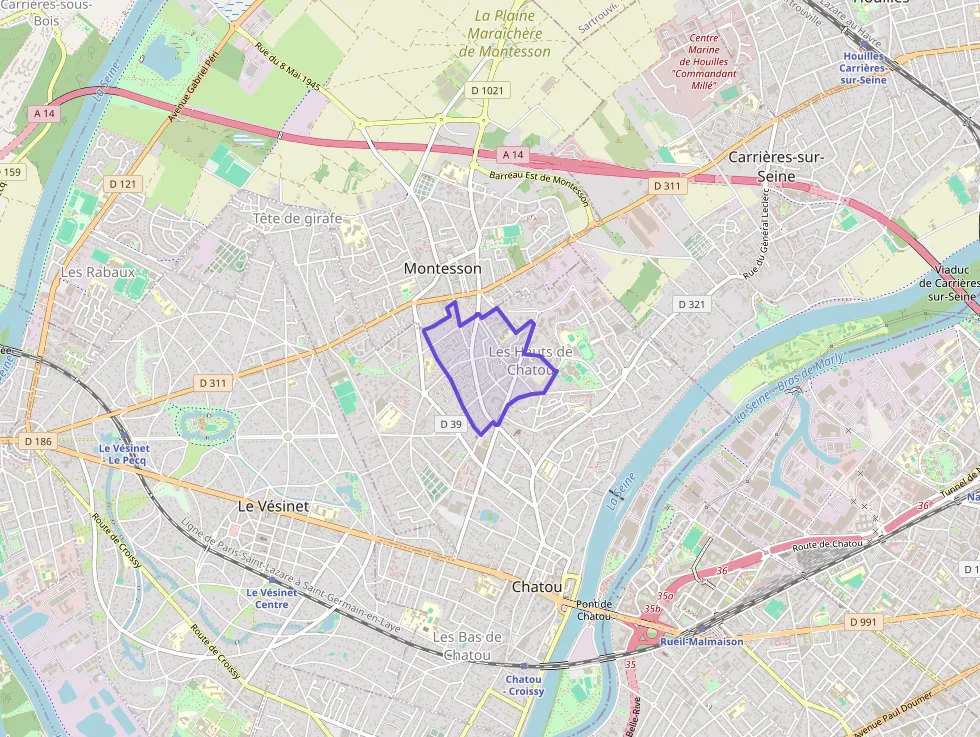 Appartement 65 m² quatre pièces à vendre à Chatou