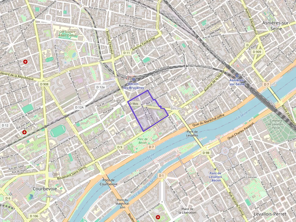 Appartement 23 m² une piece à vendre à Courbevoie