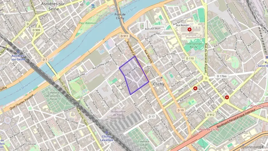 Appartement 56 m² trois pièces à vendre à Clichy