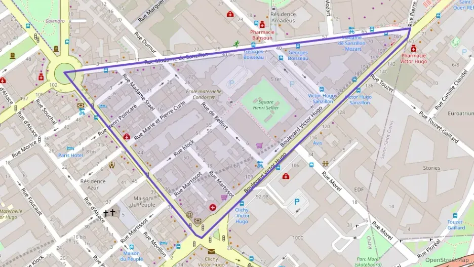 Appartement 30 m² deux pieces à vendre à Clichy