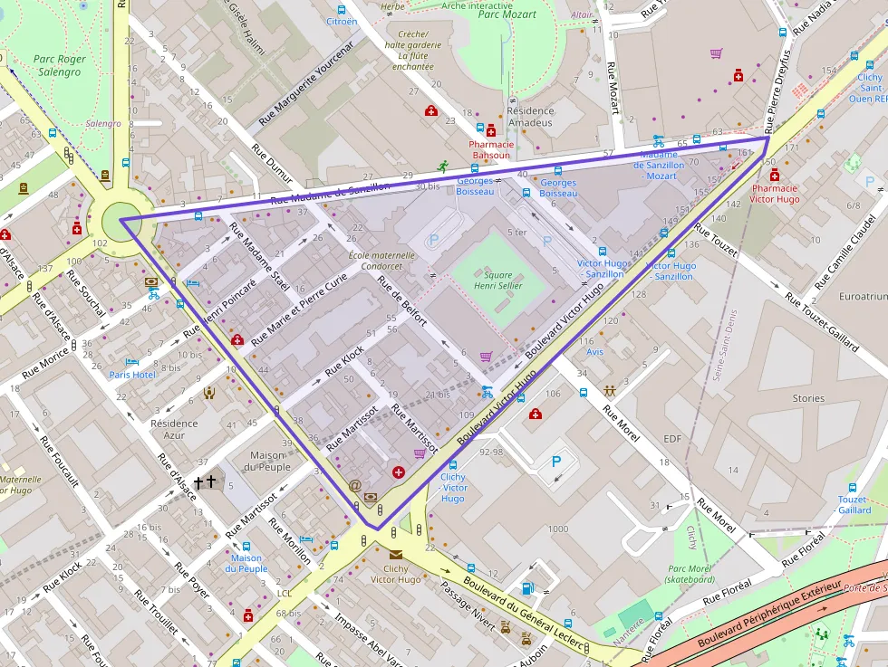 Appartement 70 m² trois pièces à vendre à Clichy