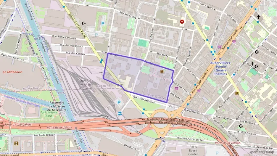 Appartement 72 m² quatre pièces à vendre à Aubervilliers