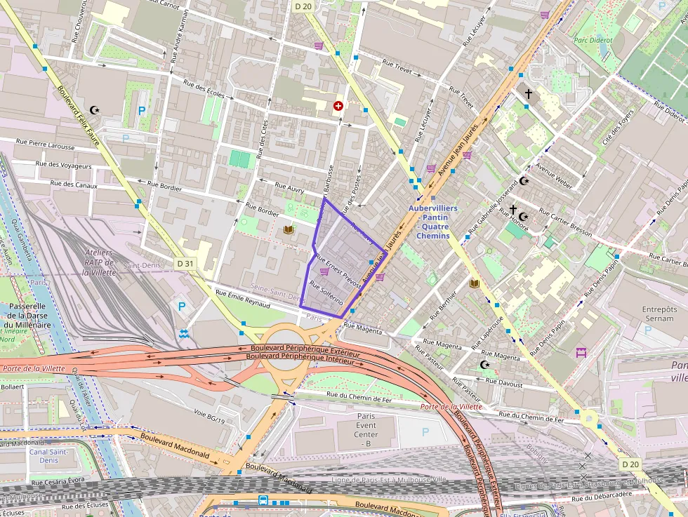 Appartement 33 m² deux pieces à vendre à Aubervilliers